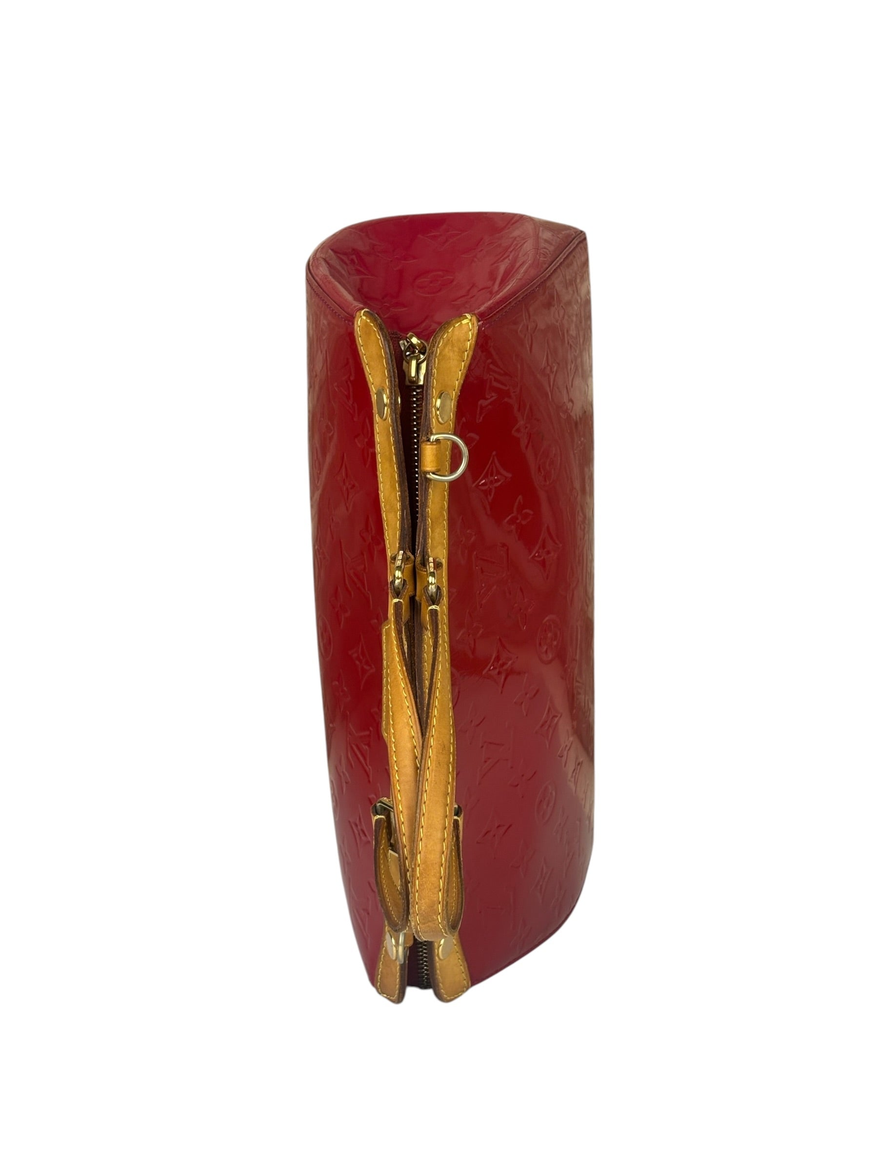 Louis Vuitton Red Vernis Brea Two-Way Bag MM
