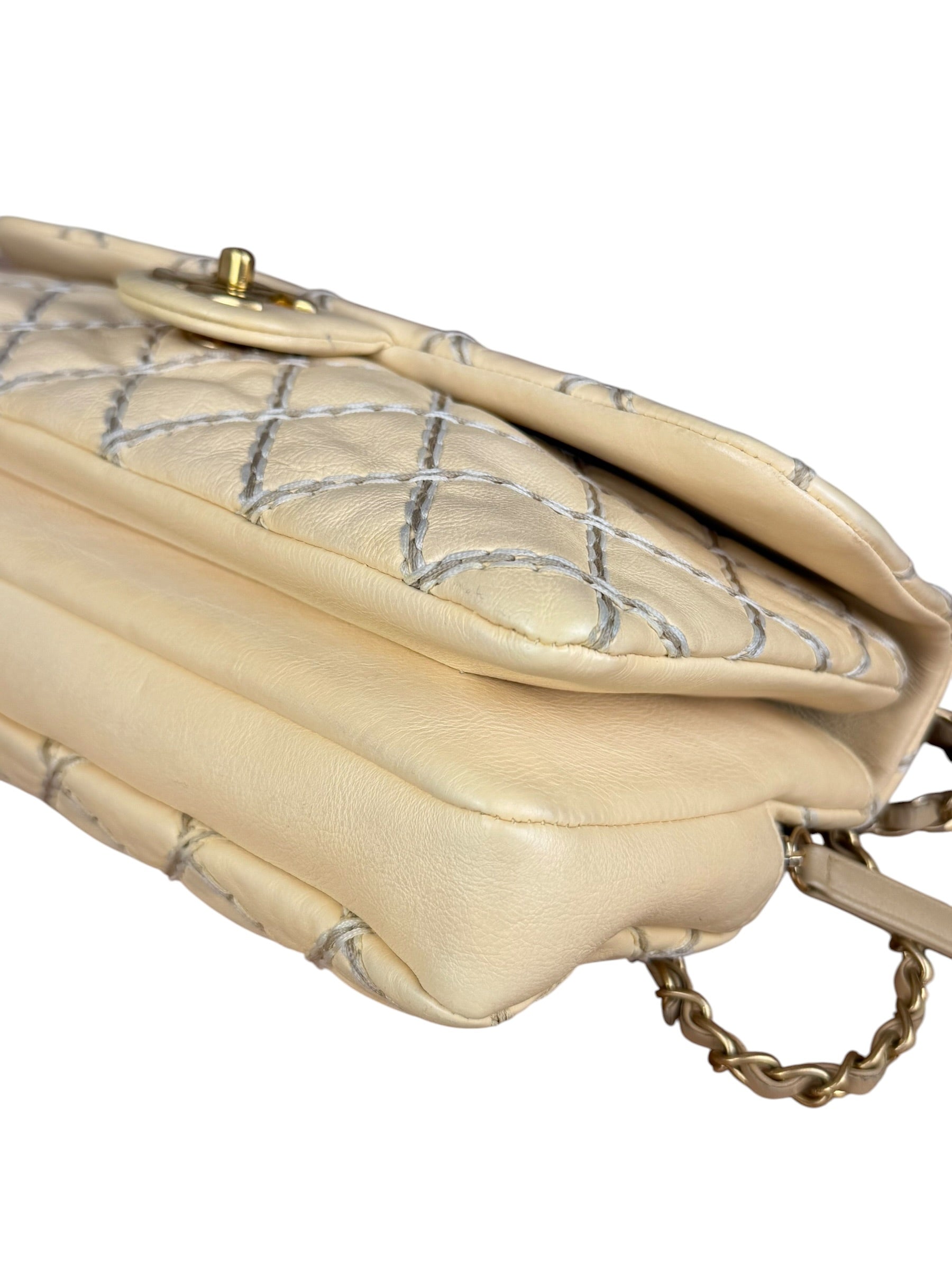 Chanel Beige Ultimate Stitch Flap 2014