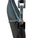 Fendi Vintage Black FF Print Pochette