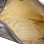 Prada White Tessuto Nylon Leather Trim Shoulder Bag