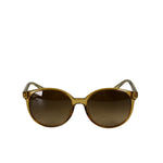 Gucci Brown Translucent GG3697/S Round-To-Oval Sunglasses