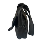 Gucci Black Leather Aphrodite GG Emblem Flap Bag