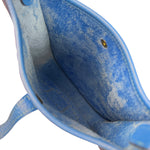 Hermes Bleu Hydra Leather Clemence Cordage Mini Evelyne TMP16
