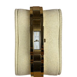 Gucci Vintage White Dial Rectangular Link Bracelet Watch