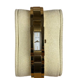 Gucci Vintage White Dial Rectangular Link Bracelet Watch