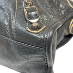 Balenciaga Charcoal Le City Small Two-Way Bag