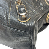 Balenciaga Charcoal Le City Small Two-Way Bag