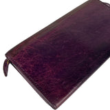Balenciaga Purple Moto Flap Wallet