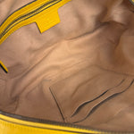 Gucci Bright Yellow GG Marmont Matelasse Shoulder Camera Bag