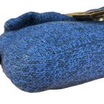 Fendi Vintage Blue Cashmere Baguette
