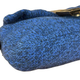 Fendi Vintage Blue Cashmere Baguette
