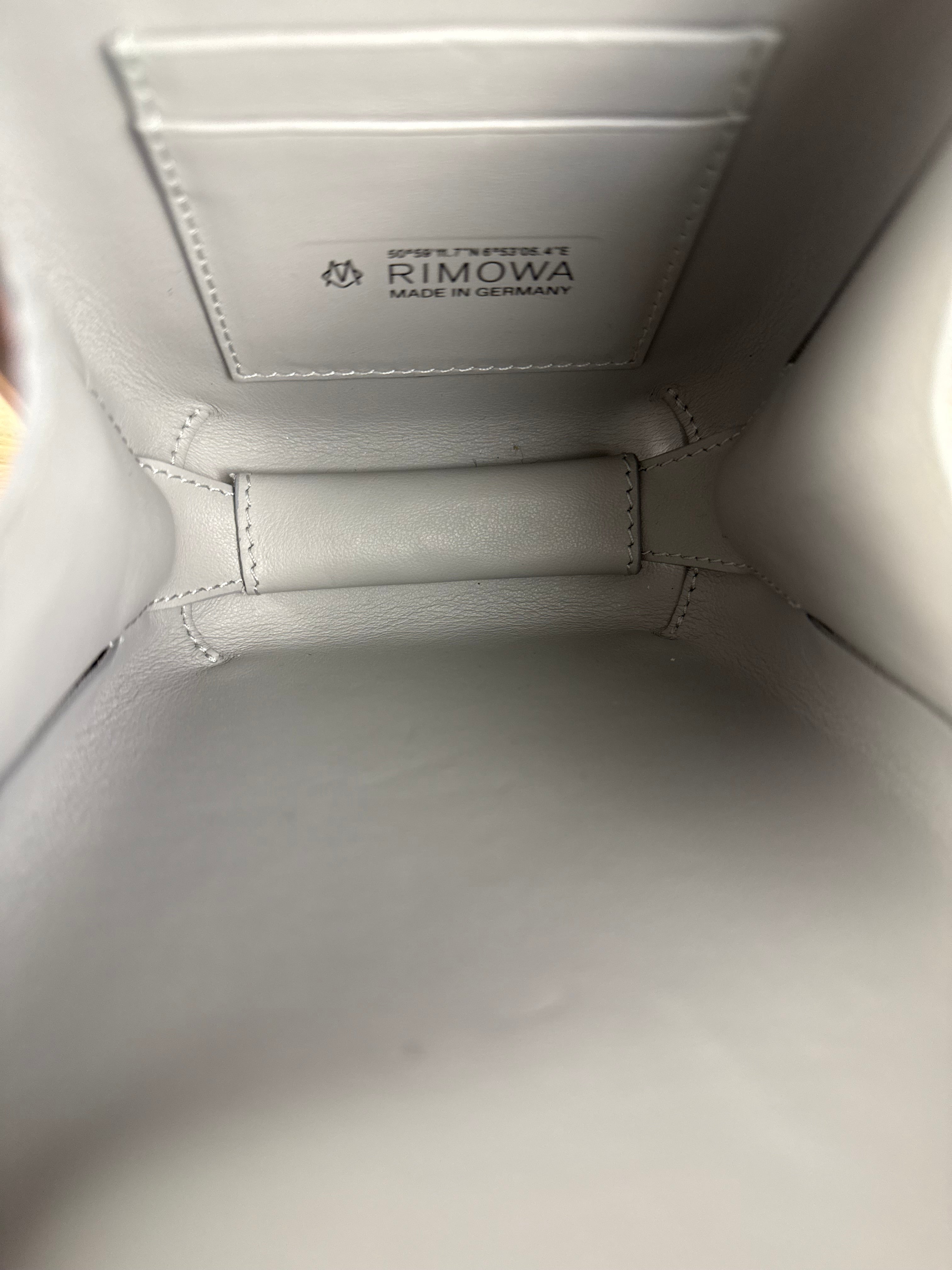 Rimowa Aluminium Personal Sling Clutch Silver