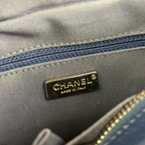 Chanel Gabrielle Small Sequin Hobo Bag Navy 2018