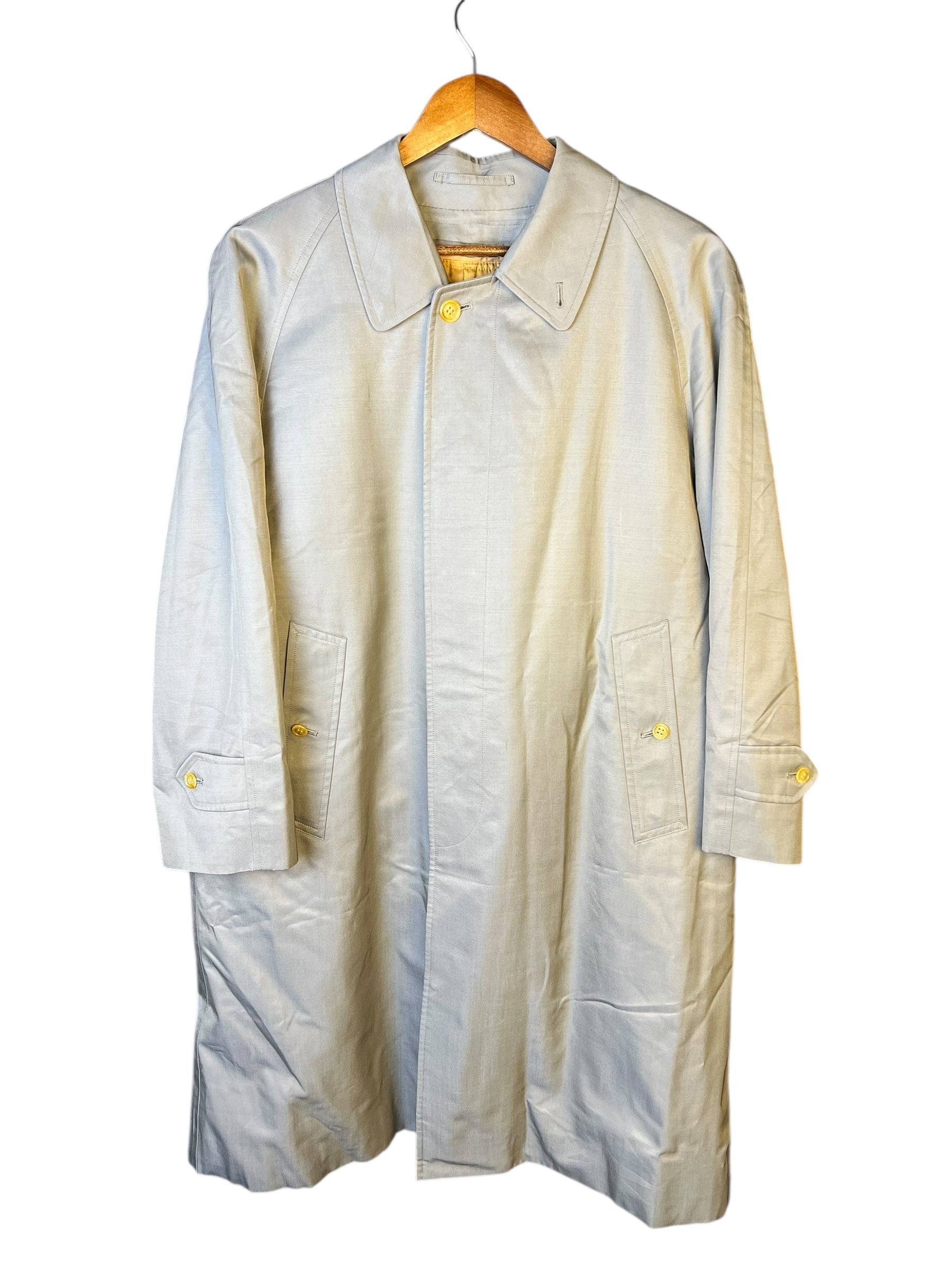 Burberry Vintage Grey Check Lined Coat