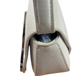 Diesel White Leather 1DR XS Two-Way Mini Bag