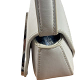 Diesel White Leather 1DR XS Two-Way Mini Bag