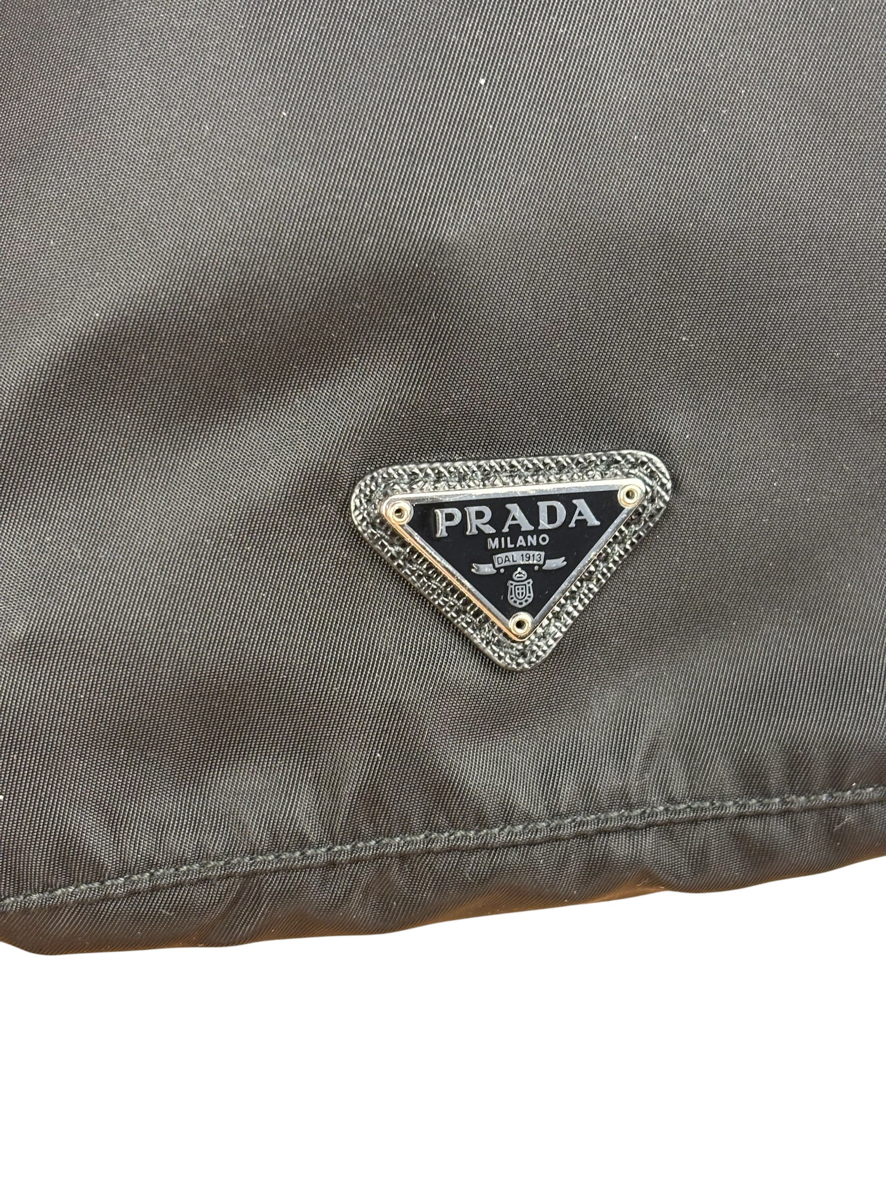 Prada Black Tessuto Nylon Pouch