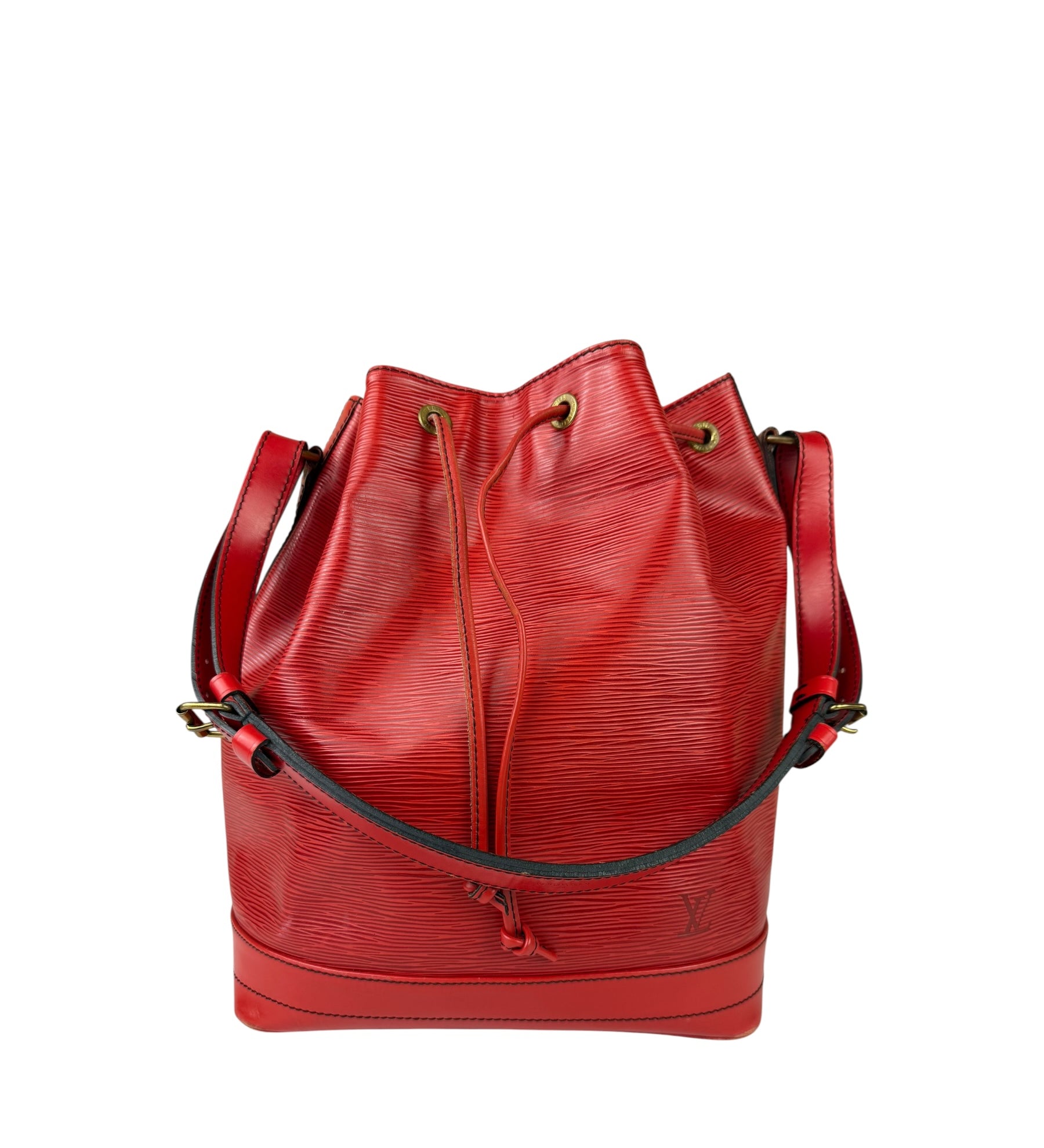Louis Vuitton Red Epi Leather Neo Bucket Bag PM
