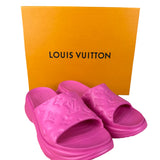Louis Vuitton Pink Pool 55 Flat Comfort Mule
