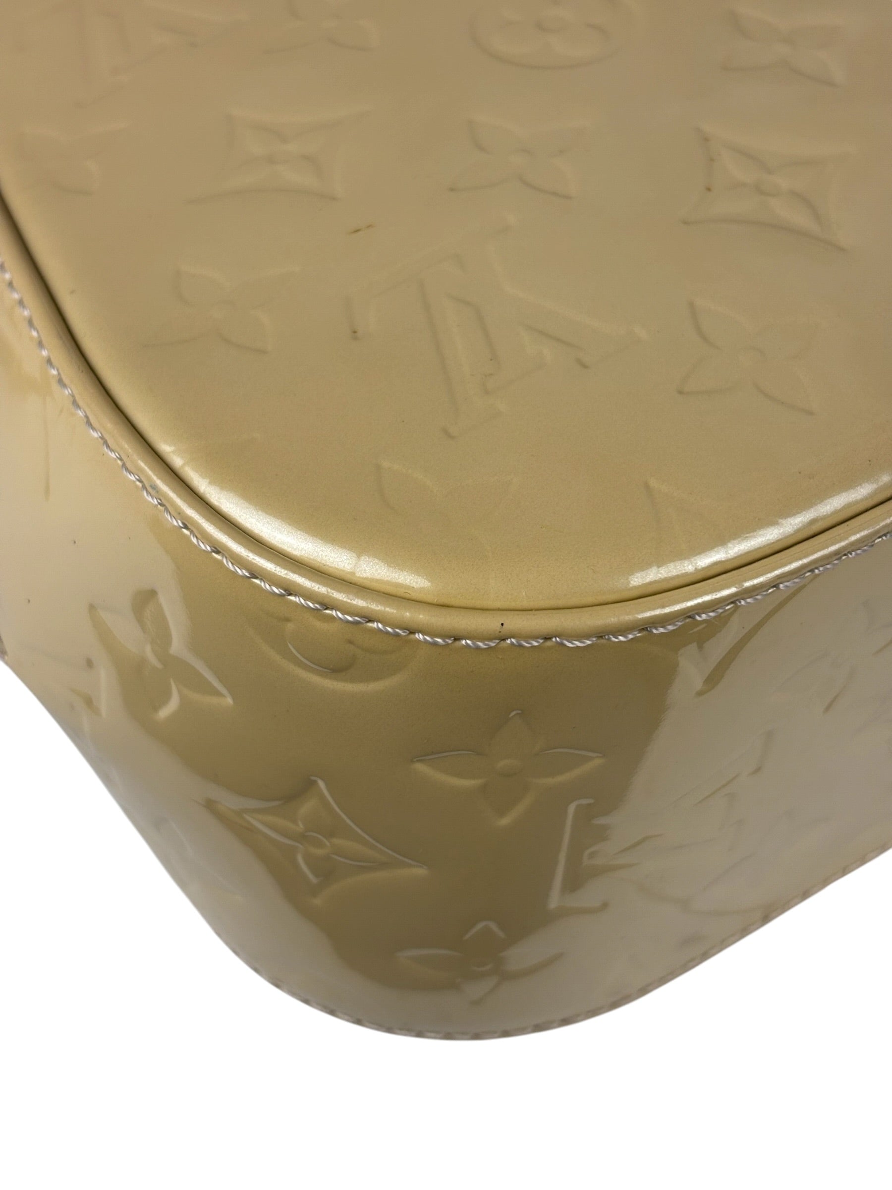 Louis Vuitton Yellow Monogram Vernis Bellflower GM Shoulder Bag