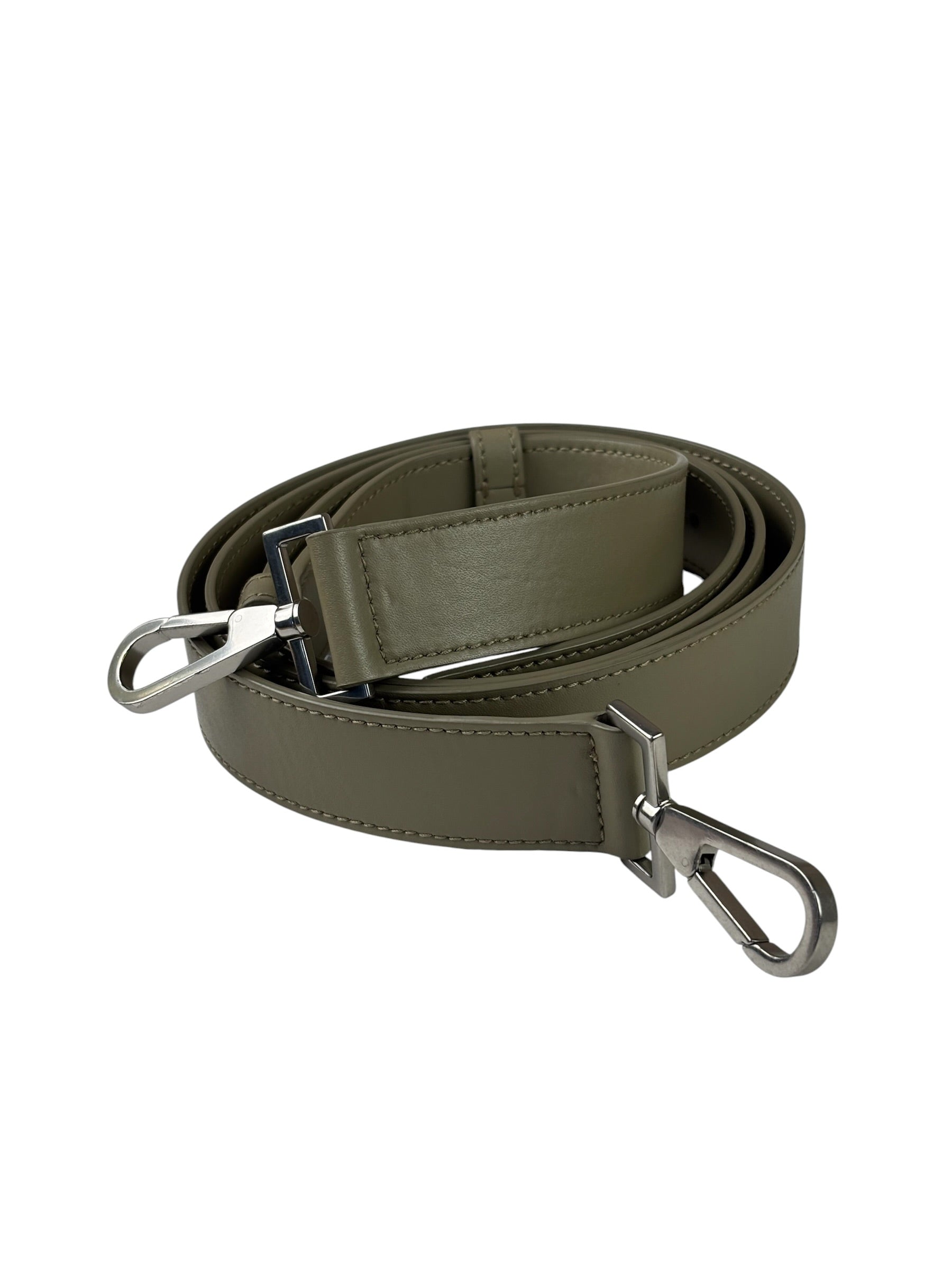 Bottega Veneta Olive Green Leather Intrecciato Arco Two-Way Bag