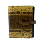 Gucci Yellow/Brown Snakeskin Agenda Cover