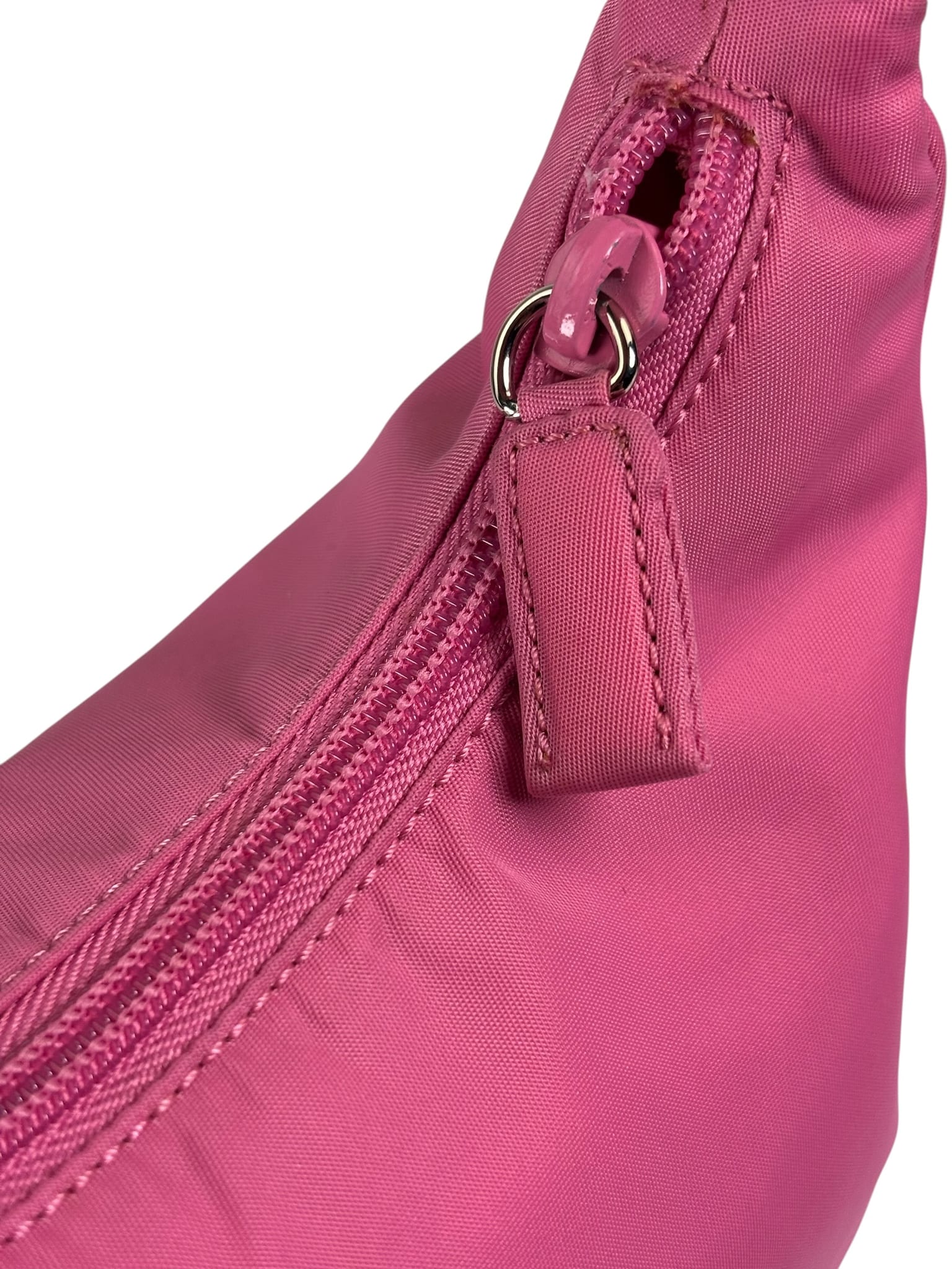 Prada Pink Tessuto Nylon Pochette
