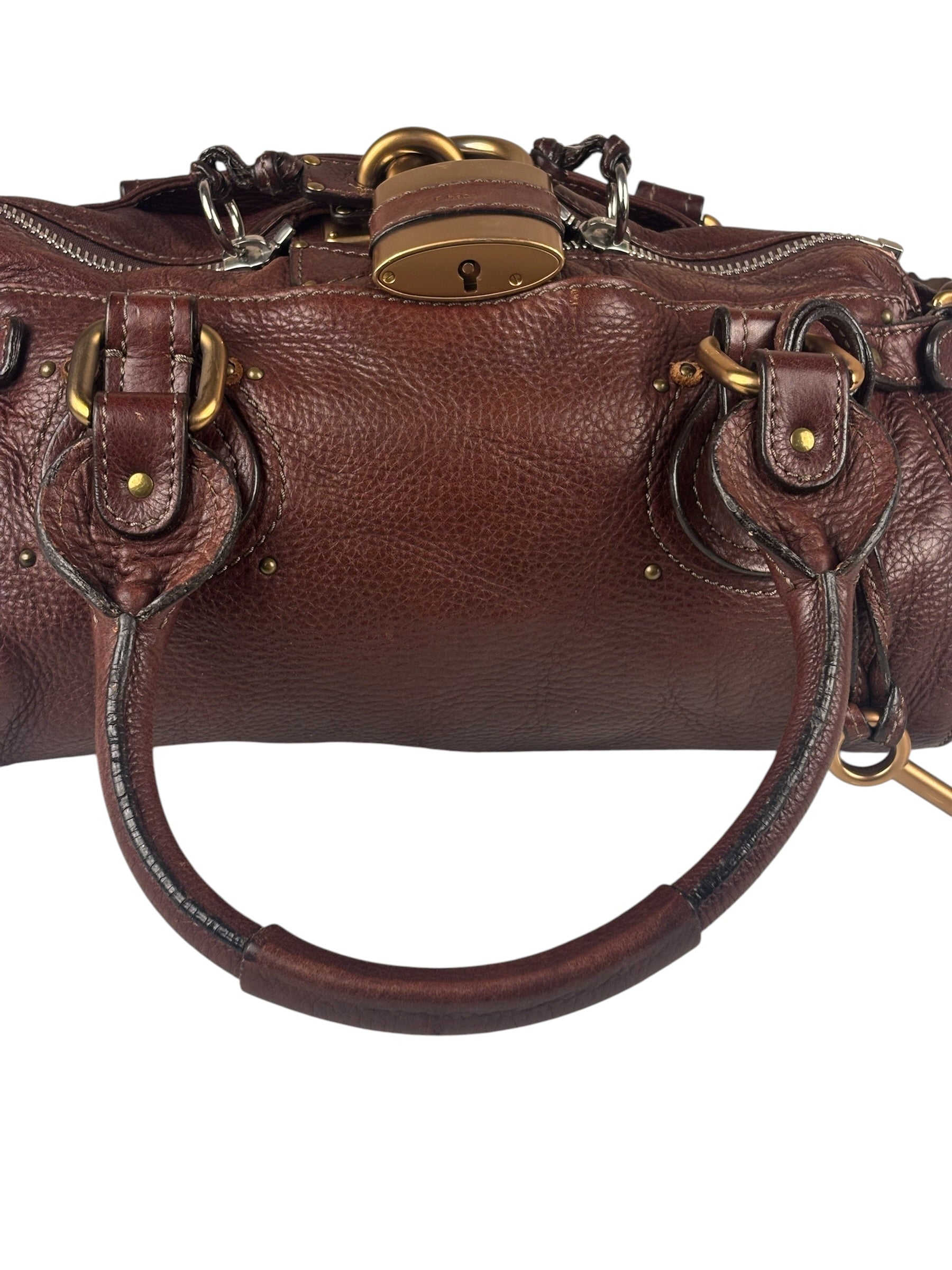 Chloe Paddington Brown Leather Handbag