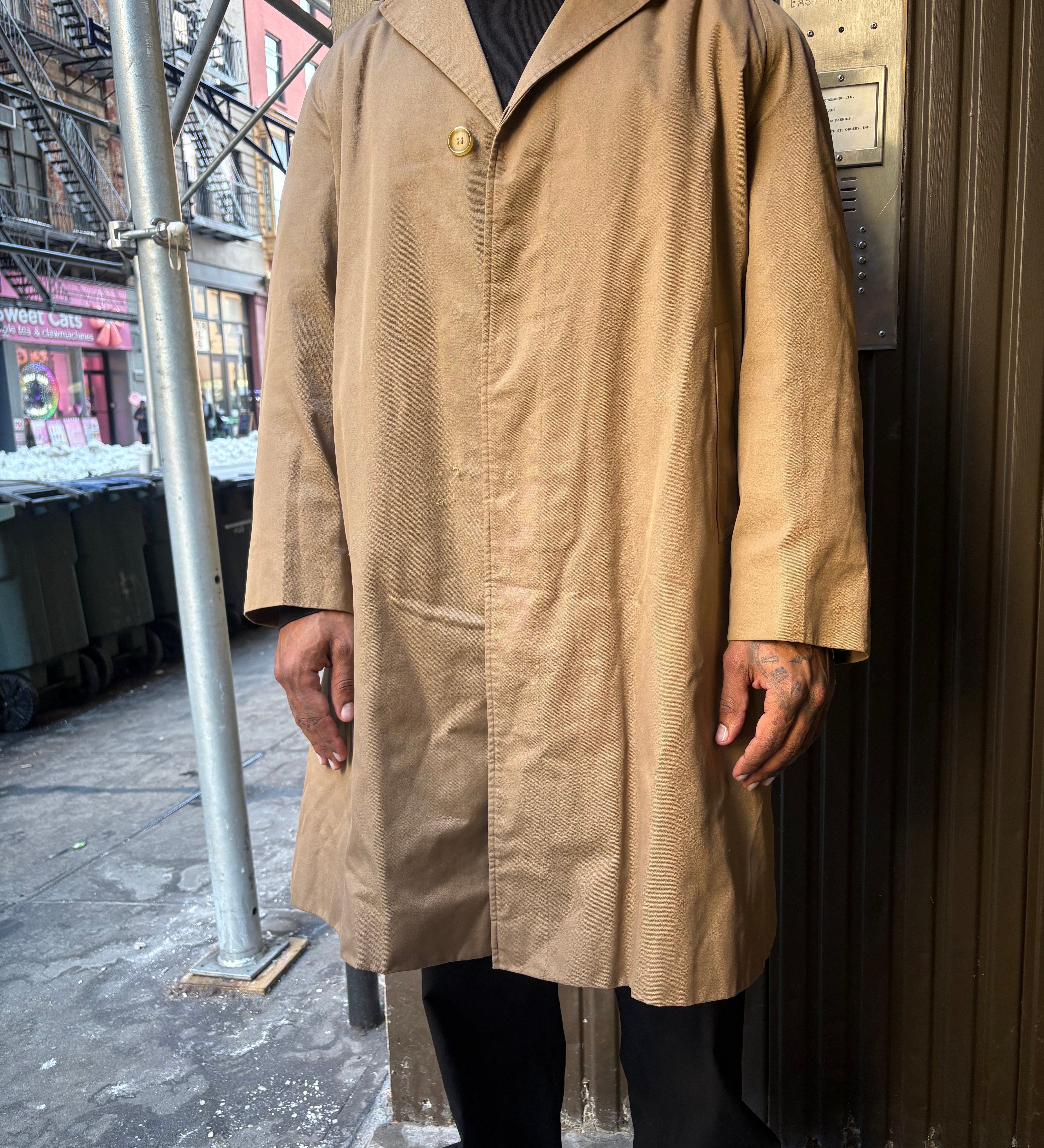 Burberry Vintage Brown Trench Coat