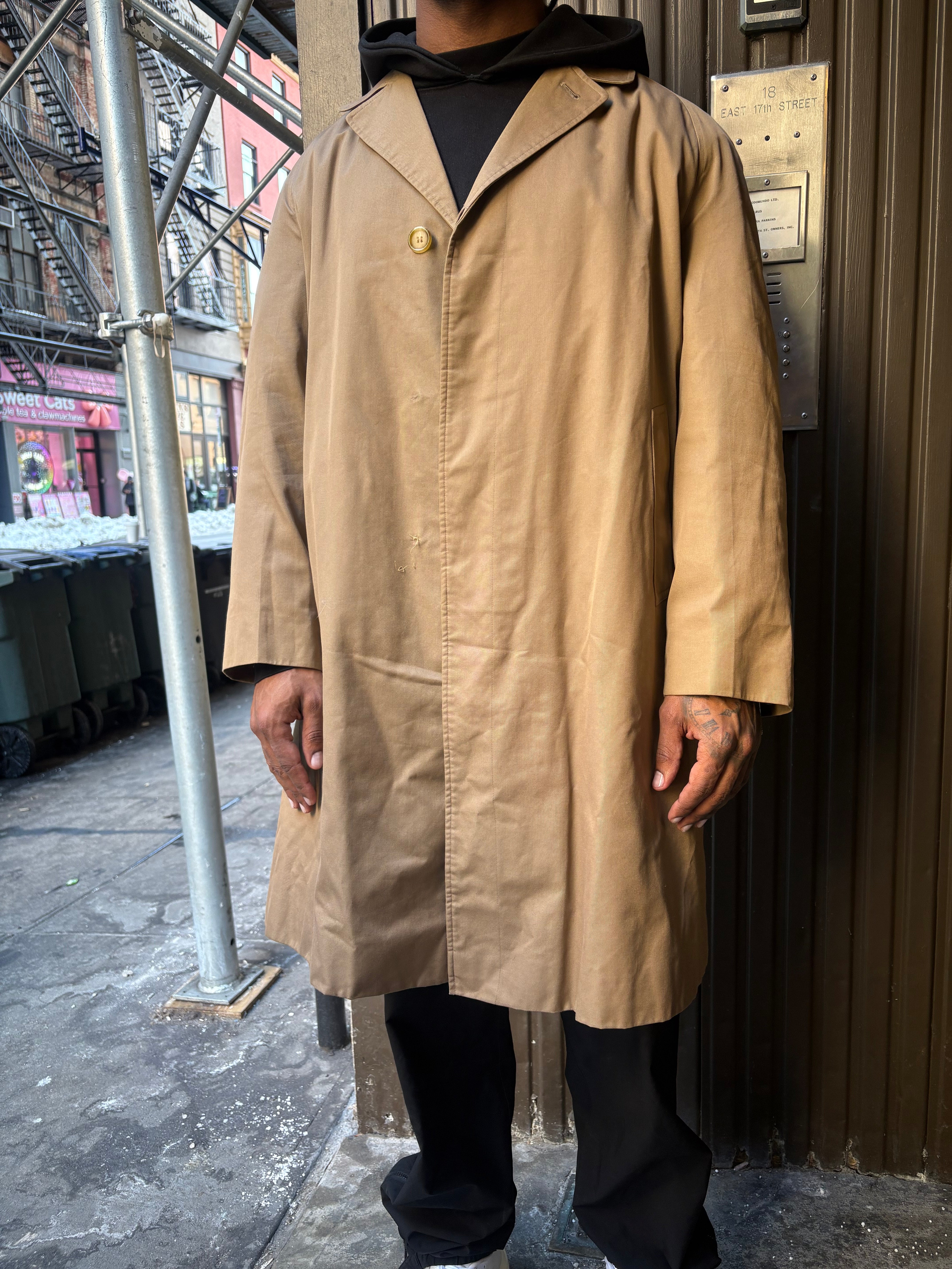Burberry Vintage Brown Trench Coat