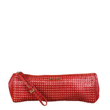 Miu Miu Bicolor Leather Striking Patterned Clutch