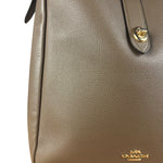 Coach Brown Pebbled Leather Large Hadley Tote