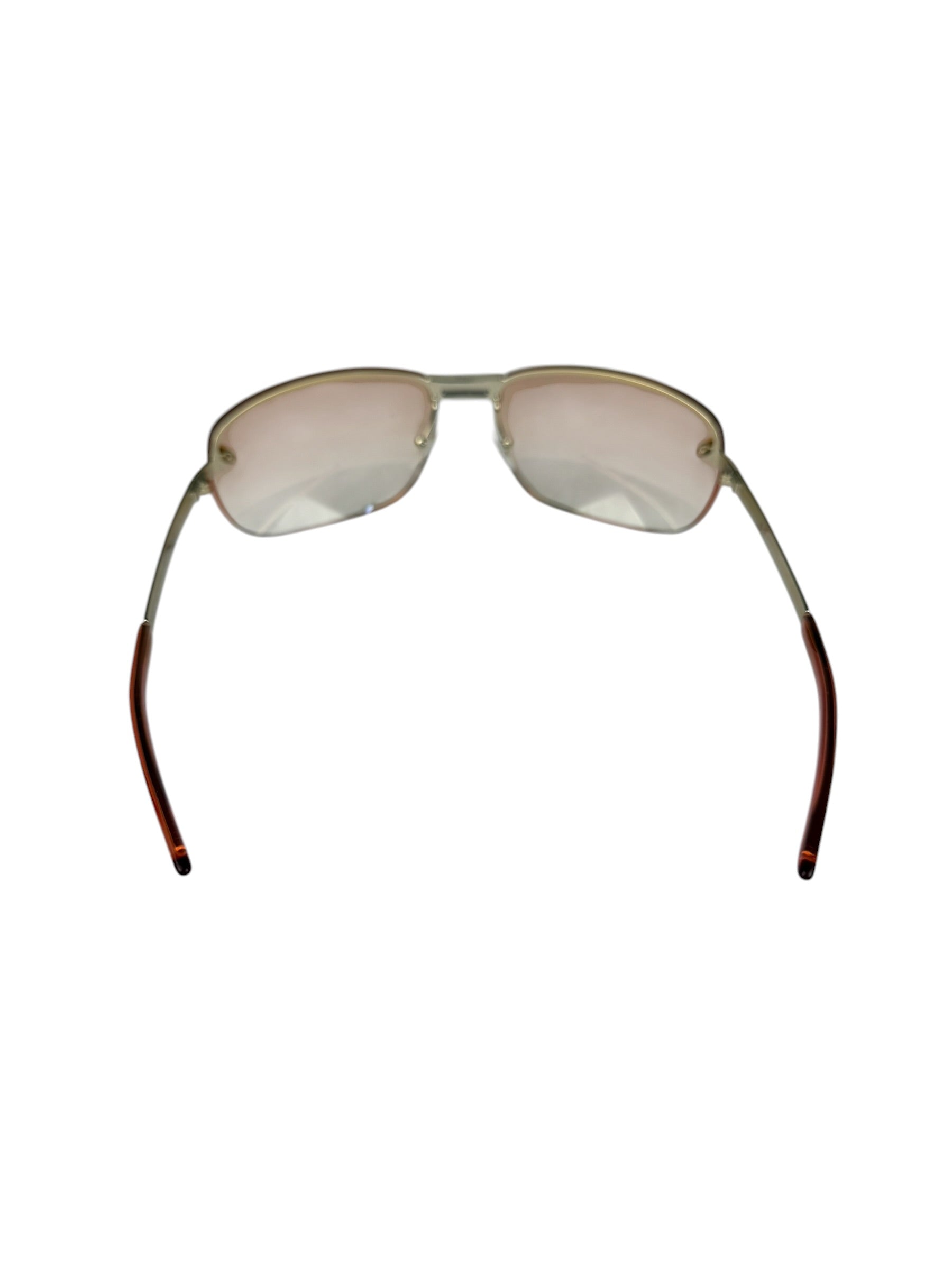 Christian Dior Vintage Pink Tinted Frame Sunglasses