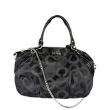 Coach Vinatge Madison Dotted Op Art Sophia Satchel Two-Way Bag