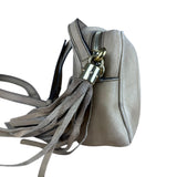 Gucci Brown Suede Soho Disco Crossbody Beige