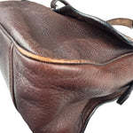 Prada Vintage Brown Leather Cervo Antik Messenger Bag