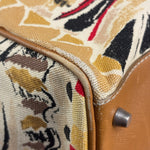 Prada Vintage Limited Edition Venetian Scene Canvas Tote Bag