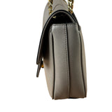 Prada Grey Saffiano Leather Cuir Pattina Crossbody