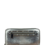 Louis Vuitton Vintage Suhali Silver Leather Zippy Wallet