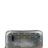 Louis Vuitton Vintage Suhali Silver Leather Zippy Wallet