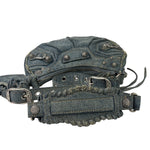 Balenciaga Denim Le Cagole Rhinestones Crossbody Bag
