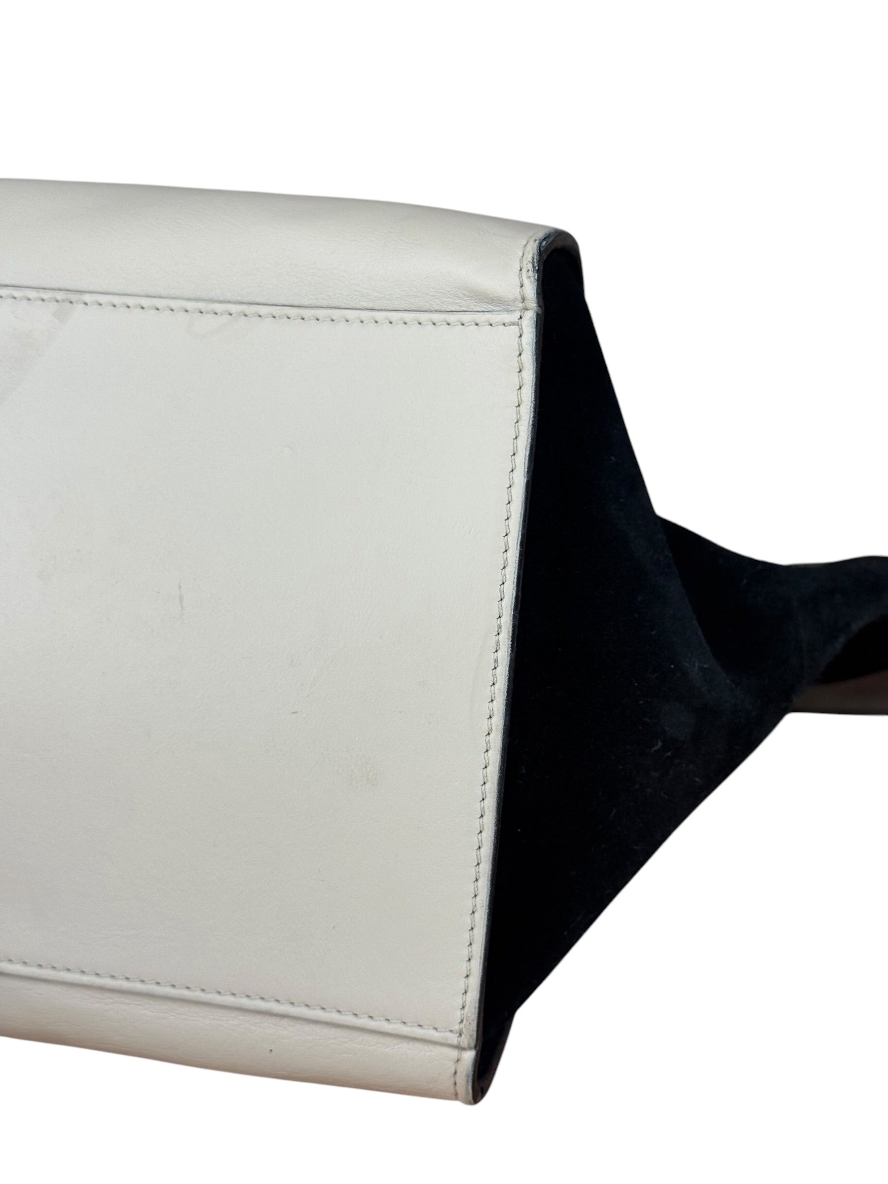 Celine Trapeze Leather 2Way Python Handle Handbag
