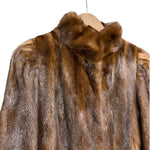 Vintage Kings Tailor Brown Mink Fur Mid Length Coat