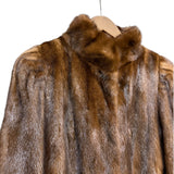Vintage Kings Tailor Brown Mink Fur Mid Length Coat
