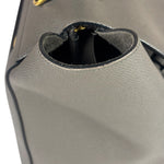 Celine Grey Grained Calfskin Belt Shoulder Bag
