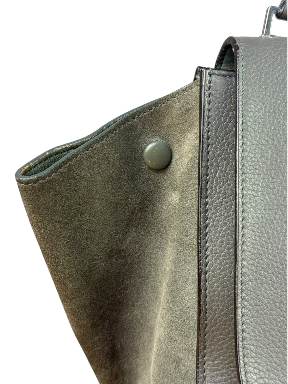 Celine Trapeze Bag In Grey