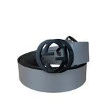 Gucci Grey Belt Black GG