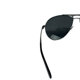 Versace Pilot 2164 Black-Silver Tone Sunglasses