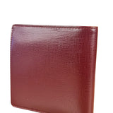 Cartier Vintage Maroon Leather Bifold Wallet