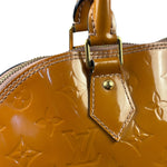 Louis Vuitton Vintage Monogram Vernis Alma MM Handbag Orange